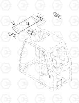 6290 RAIN SHIELD ASS'Y SOLAR 150LC-V, Doosan