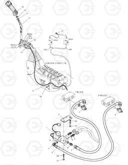 6580 JOYSTICK & PILOT-ERO SOLAR 150LC-V, Doosan