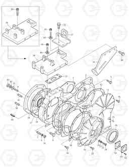 012 TIMING GEAR CASE SOLAR 290LC-V, Doosan