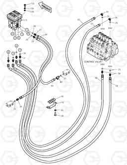 1351 PILOT PIPING(6-1) SOLAR 290LC-V, Doosan