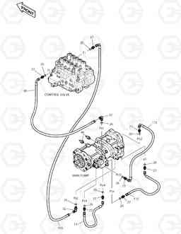 1380 PILOT PIPING(9) SOLAR 290LC-V, Doosan