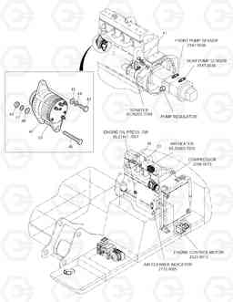 1670 ELECTRIC PARTS(5) - ENGINE SOLAR 290LC-V, Doosan