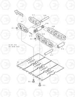 2160 TRACK SHOE ASS'Y-600-DHI SOLAR 290LC-V, Doosan