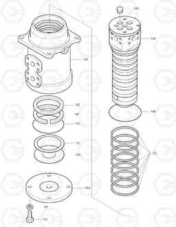 2171 CENTER JOINT SOLAR 290LC-V, Doosan