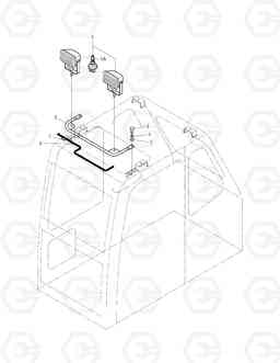 6120 CABIN LAMP ASS'Y-DHI SOLAR 290LC-V, Doosan