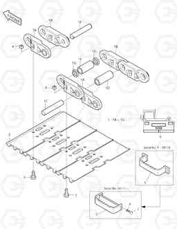 6181 TRACK SHOE ASS'Y-800G-ED SOLAR 290LC-V, Doosan