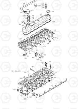 005 CYLINDER HEAD SOLAR 220LC-V, Doosan