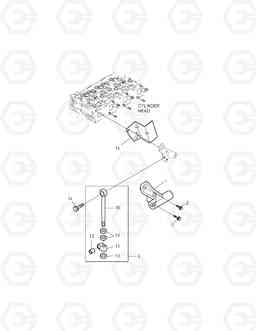 016 ALTERNATOR MOUNTING SOLAR 220LC-V, Doosan