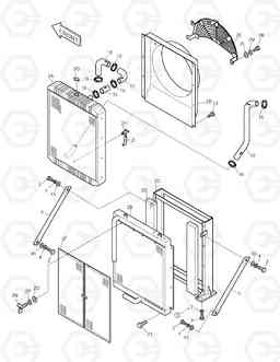 1120 RADIATOR SOLAR 220LC-V, Doosan