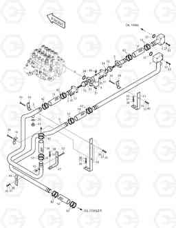 1210 OIL COOLER PIPING(1) SOLAR 220LC-V, Doosan