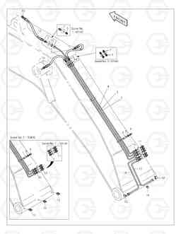 3140 LUBRICATION PIPING SOLAR 220LC-V, Doosan