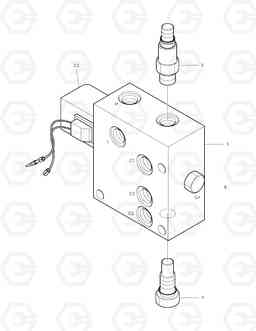 4210 BREAKER PACKAGE VALVE SOLAR 220LC-V, Doosan