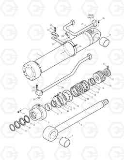 4225 BOOM CYLINDER-R.H SOLAR 220LC-V, Doosan