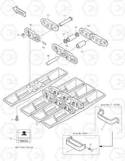 6185 TRACK SHOE ASS'Y-910-DHI SOLAR 220LC-V, Doosan