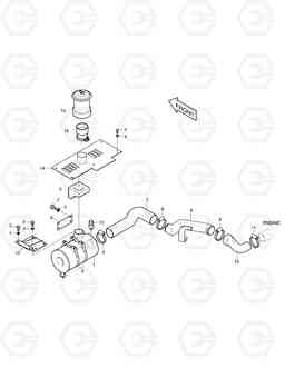 1150 AIR CLEANER ASS'Y SOLAR 130LC-V, Doosan