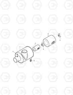 1155 AIR CLEANER SOLAR 130LC-V, Doosan