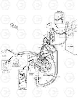 1311 PILOT PIPING(3-1) SOLAR 130LC-V, Doosan