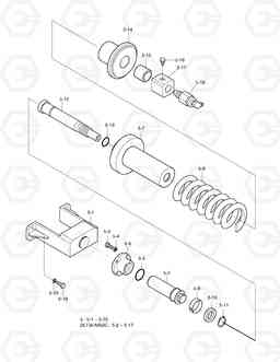 2131 TRACK SPRING(2) SOLAR 130LC-V, Doosan