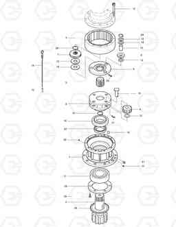 4151 SWING REDUCTION GEAR SOLAR 130LC-V, Doosan