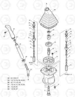 4181 REMOTE CONTROL VALVE(2) SOLAR 130LC-V, Doosan