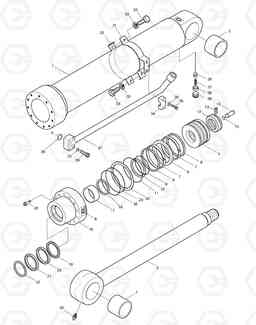 4250 ARM CYLINDER (1) SOLAR 130LC-V, Doosan