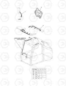 6125 CABIN LAMP ASS'Y(2) SOLAR 130LC-V, Doosan