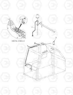 6135 ROTATING BEACON(2) SOLAR 130LC-V, Doosan