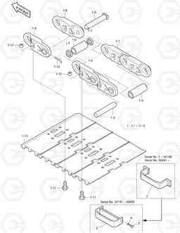 6200 TRACK SHOE ASS'Y-950-(S130LC-V) SOLAR 130LC-V, Doosan