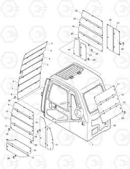 6270 WINDOW GUARD(1) SOLAR 130LC-V, Doosan