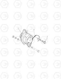 6630 ALTERNATOR - ROTATION & TILTING SOLAR 130LC-V, Doosan