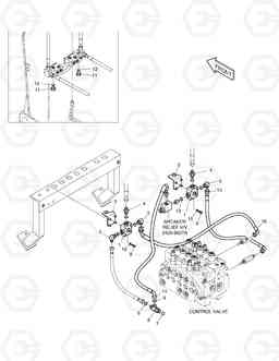 6830 MAIN PIPING SOLAR 130LC-V, Doosan