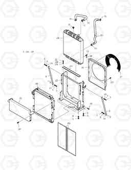 1120 RADIATOR SOLAR 225LC-V, Doosan