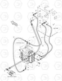 1350 PILOT PIPING(5) SOLAR 225LC-V, Doosan