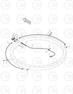 1630 LUBRICATION PIPING SOLAR 225LC-V, Doosan