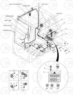 1690 ELECTRIC PARTS(4)-CABIN SOLAR 225LC-V, Doosan