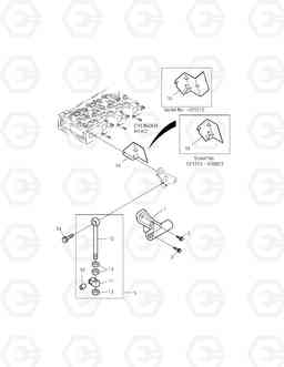 017 ALTERNATOR MOUNTING SOLAR 140W-V & S160W, Doosan