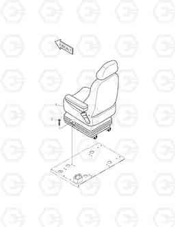 1510 SEAT MOUNTING SOLAR 140W-V & S160W, Doosan