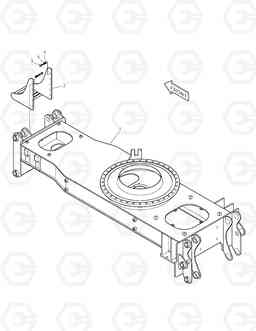 2100 CHASSIS FRAME-CRADDLE SOLAR 140W-V & S160W, Doosan