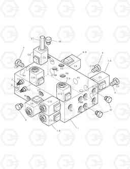 4270 PILOT&T/M SUPPLY VALVE SOLAR 140W-V & S160W, Doosan