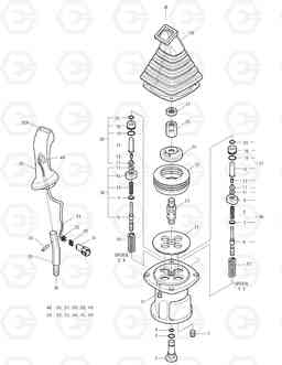 4290 REMOTE CONTROL VALVE SOLAR 140W-V & S160W, Doosan