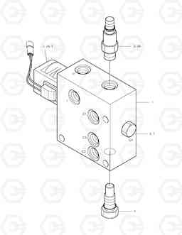 4340 BREAKER PACKAGE VALVE SOLAR 140W-V & S160W, Doosan