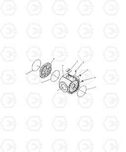 4620 DIFFERENTIAL HOUSING-REAR AXLE SOLAR 140W-V & S160W, Doosan