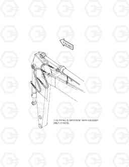 6540 FRONT PIPING-BOOM 4.6m+ARM 2.25m-NO L.V SOLAR 140W-V & S160W, Doosan