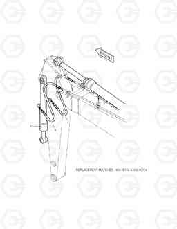 6860 ARM PIPING-ARM 2.1m(ARTI.BOOM) SOLAR 140W-V & S160W, Doosan