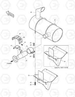 1140 MUFFLER SOLAR 140LC-V, Doosan