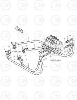 1260 MAIN PIPING(3)-TRAVEL SOLAR 140LC-V, Doosan