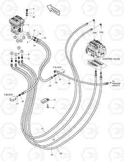 1350 PILOT PIPING-FLOOR PLATE SUB.(2) SOLAR 140LC-V, Doosan