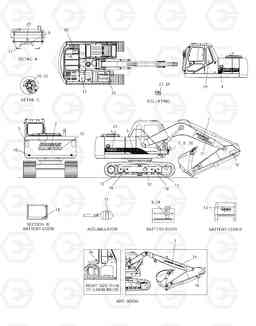 5130 NAME PLATE SOLAR 140LC-V, Doosan