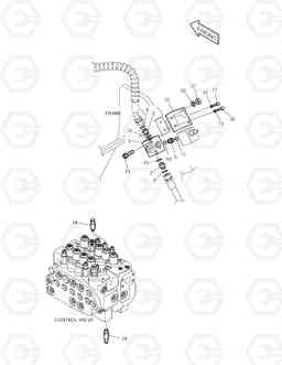 6706 MAIN PIPING-P3C-MONO SOLAR 140LC-V, Doosan