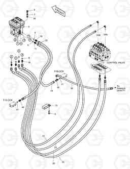 6911 PILOT PIPING-FLOOR PLATE SUB.(2) SOLAR 140LC-V, Doosan